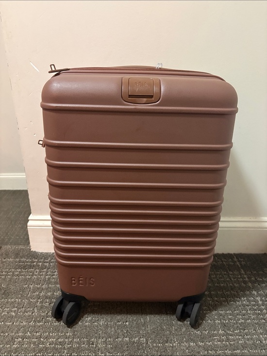 BEIS Handbags - BEIS Compact Carry-On Spinner in Mauve Brown